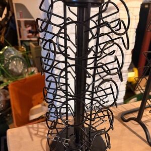 Black Metal coffee pod or spice holder